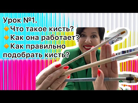 Видео: АртСРЕДА Канцклуба. Урок №1. 🔸Что такое кисть? 🔸Как она работает? 🔸Как правильно подобрать кисть?