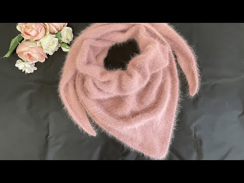 Видео: БАКТУС - КОСЫНКА с декоративным краем! ТЕПЛЫЙ, УЮТНЫЙ зимний аксессуар !