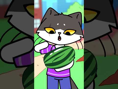 Видео: Папа я арбуз хочу #animation #мультик #cat #анимация