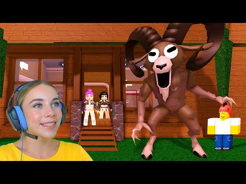 Видео: ПОБЕГ ОТ КОЗЛА С АЛЁНОЙ в ROBLOX!