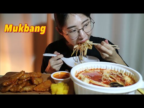 Видео: 🔥Специдный горячий калий Mukbang🔥Специчный малатанг и Гуобаору Реальный звук MUKBANG Cheat Day