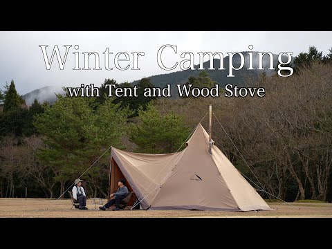 Видео: Зимний кемпинг с дровяной печью/Приготовление пищи в дровяной печи/Цирк TC DX MID +/кемпинг/ASMR