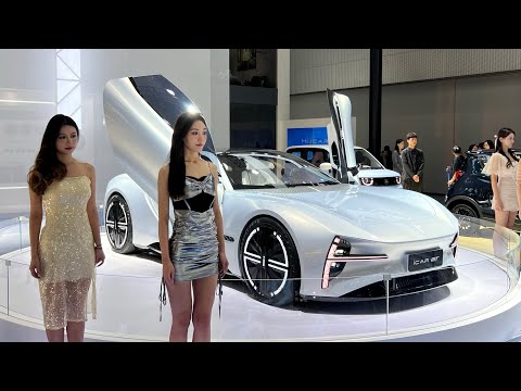 Видео: Большая авто выставка в Гуанчжоу Ноябрь 2023. Китай. Zeekr, Lixiang Mega, BYD, HiPhi. Авто из Китая