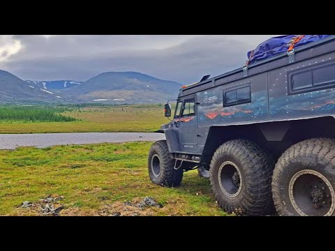 Видео: Экспедиция на Полярный Урал! Рыбалка на Ямальского хариуса! На вездеходе по горам и болотам! Часть 1