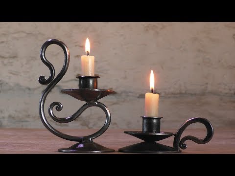 Видео: Два подсвечника с ручками