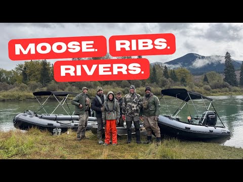 Видео: Реки, лоси и копчёности | Охота на лося с помощью туннеля Stryker Jet RIB 2025