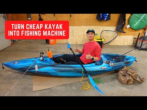 Видео: Модификации сидячего каяка для рыбалки Pelican Mission 100