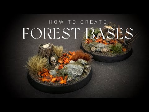 Видео: Как создать и покрасить лесную базу