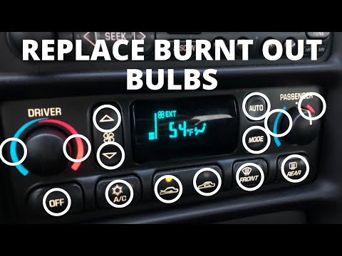 Видео: Ремонт подсветки климат-контроля в Corvette C5 — Часть 2