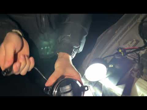 Видео: Led  противотуманные фары Mitsubishi LANCER 10 2007-2012 год /CY дорестайлинг