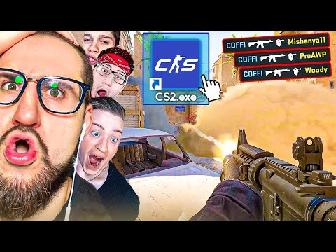 Видео: БАНДА ЮТУБА ВПЕРВЫЕ ИГРАЕТ В ММ НОВОЙ COUNTER-STRIKE 2! (CS:GO SOURCE 2)
