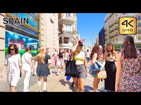 Видео: Чудесный летний день в Мадриде | Мадридский туристический канал | Пешеходная экскурсия по Мадриду 4K
