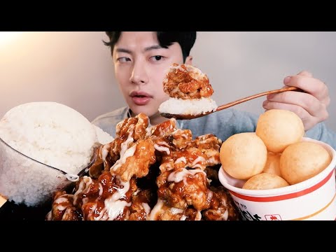 Видео: Mukbang ASMR) Я ел корейский пергамент с Бобом!