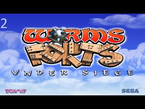 Видео: Прохождение игры Worms Forts: Under Siege Часть 2: (Испытания) Испытание 2