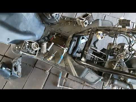 Видео: Стартер не осиляет проворачивать мотор скутер 139qmb