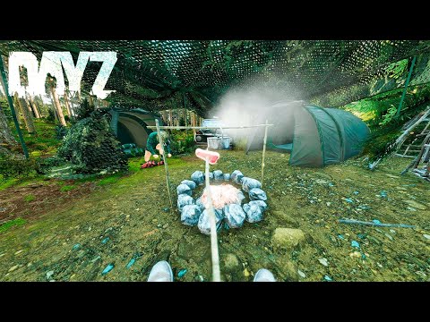 Видео: Обосновал ЛАГЕРЬ в Лесу! Наша история выживания в DAYZ!