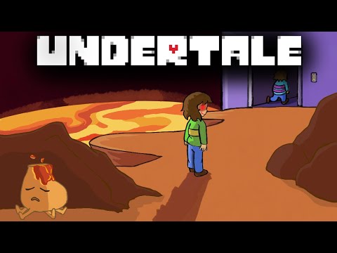 Видео: Хотленд. Сковородка. Смерть. | UNDERTALE (coop) Прохождение - #4