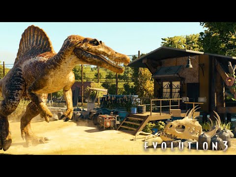 Видео: Болотная хижина спинозавра! | JWE3