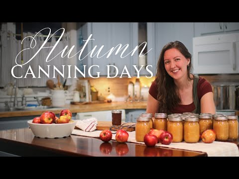 Видео: Большой осенний проект по консервированию 🍎 | Уютные осенние дни, заполняющие кладовую