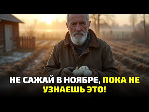 Видео: Ноябрьская посадка: старинный способ, который спасёт твой урожай весной!