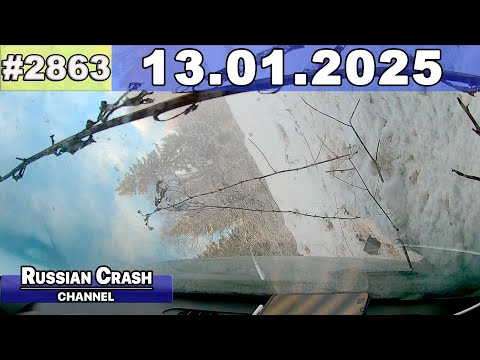 Видео: ДТП. Подборка на видеорегистратор за 13.01.2025 Январь 2025