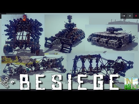 Видео: Besiege v0.11 Механизмы, Шестерёнки, Гусеницы.