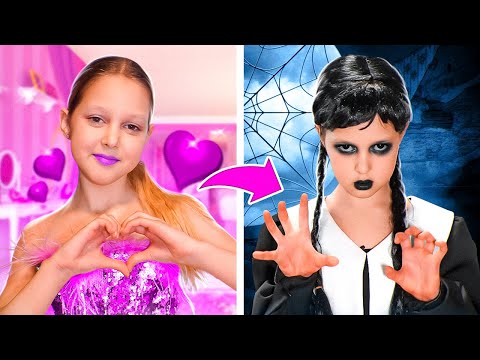 Видео: Барби стала Уэнсдей!