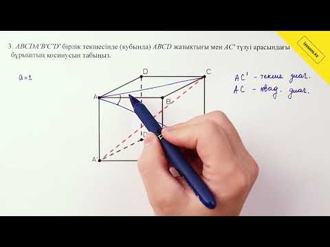 Видео: Геометрия, 10 сынып ЖМБ, II тоқсан БЖБ 1