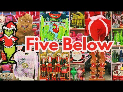 Видео: Рождественская магия за 5 долларов в Five Below ✨ Покупайте вместе со мной! Праздничный выпуск! Р...