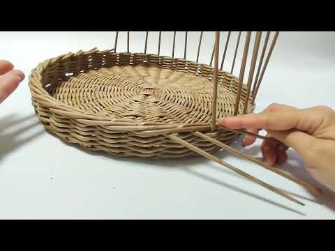 Видео: Загибка у корзины . Розга из трех трубочек.