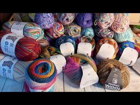Видео: Вся моя НЕ бюджетная носочная пряжа СП Носочное изобилие 