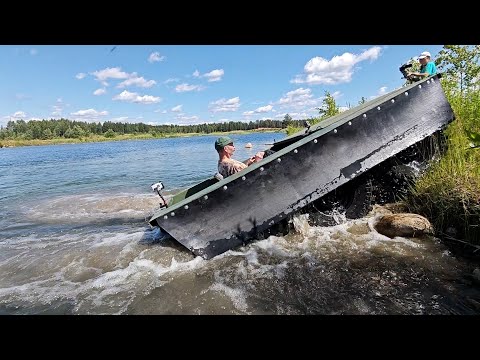 Видео: Народный вездеход АГ23 Часть 2  Плавание и движение по склону