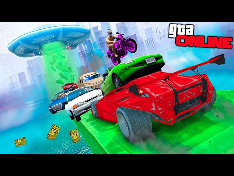 Видео: ОТКУДА БЕРУТСЯ МАШИНЫ??? СЛИШКОМ ДИКАЯ СТЕНКА НА СТЕНКУ! МАШИНА РАМПА НА ЛИЦОМ К ЛИЦУ В ГТА 5 ОНЛАЙН