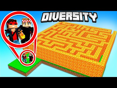 Видео: Cамый Лучший ЛАБИРИНТ! Майнкрафт DIVERSITY #2