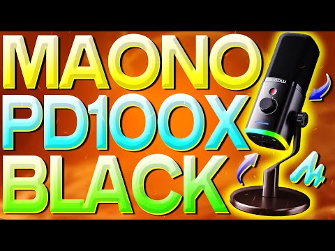 Видео: Обзор динамического микрофона Maono PD100X Black: Бюджетный, но профессиональный?