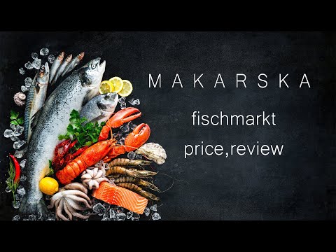 Видео: Рыбные рынки Макарска Хорватия, цены