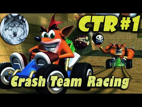 Видео: Crash Team Racing (PS1). 100%. Pura. Part 1/2. Игры 90-х. Longplay.