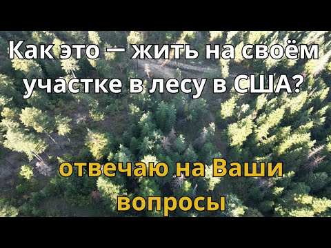 Видео: Сколько стоит земля и как жить в лесу в США. Отвечаю на ваши вопросы.