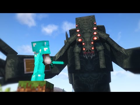 Видео: Победа над сильнейшими боссами-монстрами Minecraft