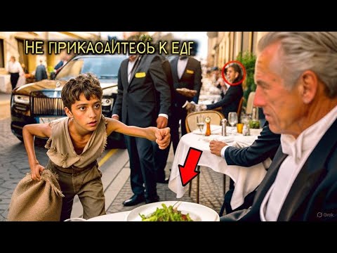 Видео: Нищий мальчик произнес: "Не ешь это! " Миллиардер не послушал бы, если бы не увидел это сам!