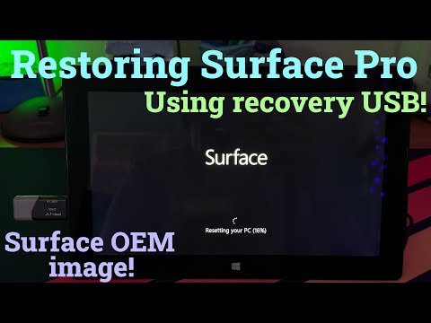 Видео: Восстановление образа восстановления Surface Pro