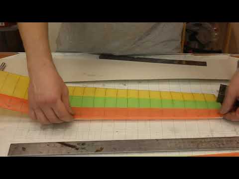 Видео: Планер F1A, обтяжка крыла (А2). F1A airframe, wing skin.