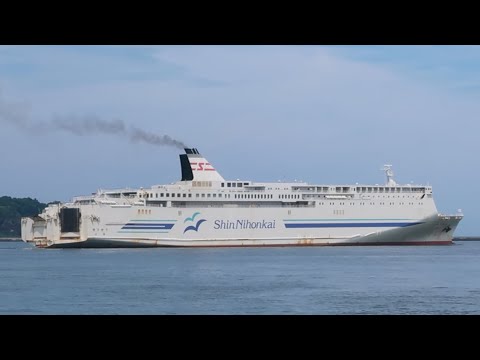 Видео: Из-за цунами-хаоса наш паром изменил маршрут! Застряли в море на несколько часов!
