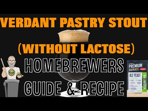 Видео: Рецепт и методы приготовления безлактозного стаута Verdant Pastry Stout для домашних пивоваров