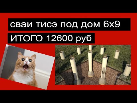 Видео: САМЫЙ ДЕШЕВЫЙ И ЛУЧШИЙ ФУНДАМЕНТ ДЛЯ КАРКАСНИКА!!!!! СВАИ ТИСЭ!!!! Антикризисное решение.