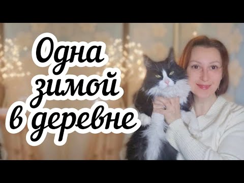 Видео: Одна зимой в деревне 🏠 Ожидание и реальность 😳