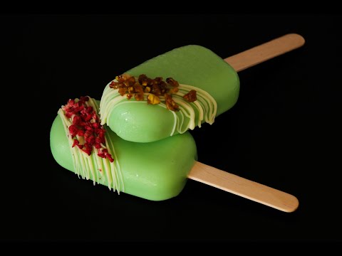 Видео: ЭСКИМО ✧ Вкус "Фисташка  - Малина" ✧ Чизкейки на палочке