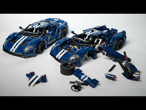 Видео: СБОРКА КИТАЙСКОГО LEGO Technic FORD GT 2022 42154