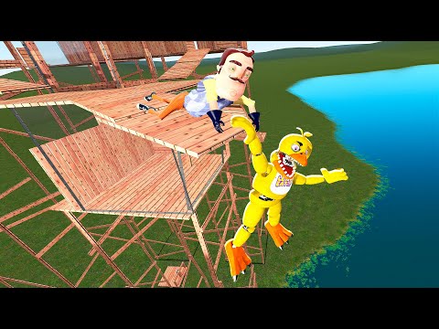 Видео: Выживание в падающем доме Гаррис Мод GMOD ► Garry's Mod