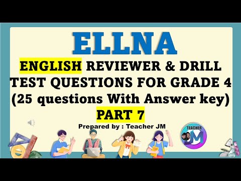 Видео: Вопросы для повторения и тренировки по английскому языку ELLNA ДЛЯ 4 КЛАССА, ЧАСТЬ 7